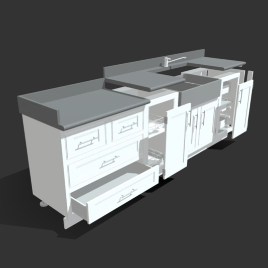 Microvellum's CADCAM cabinet design software is a perfect fit for kitchen & bath manufacturers.